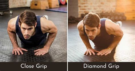 diamond push ups vs regular push ups.